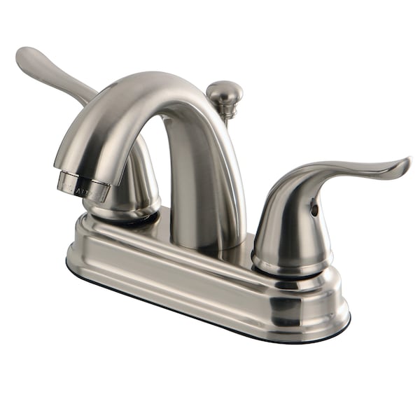 4" Centerset Bathroom Faucet, Brushed Nickel